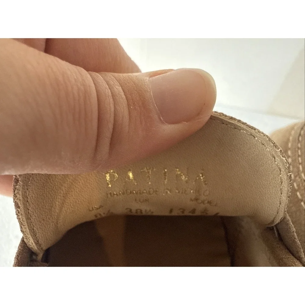 Womens Patina (Portland Leather) Zoe Chunky Penny Loafers Tan Size 8.5 New Prepp
